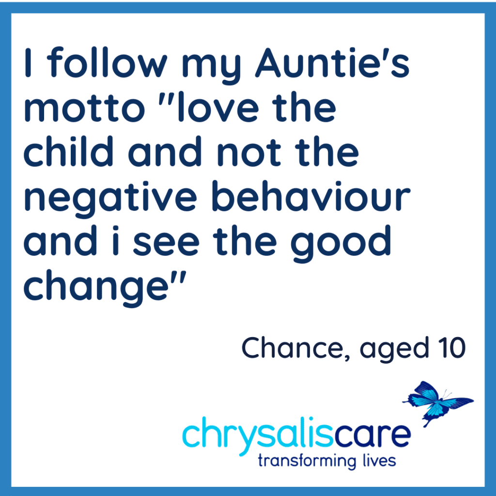 Chrysalis care Fostering London-Words from one of our children