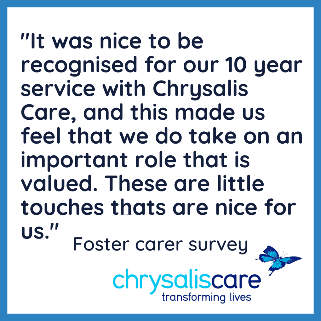 Chrysalis care Fostering London - words from our foster carer?